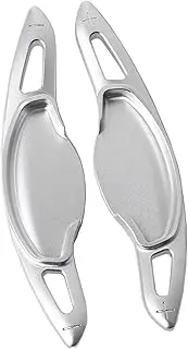Car Steering Wheel Shift Paddles for Civic 11th 2022-2023-2024 Car Steering Wheel Shift Paddle Cover Shift Extension Rod HTEOPOEKFR(Silver)