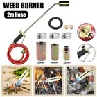 Weed Burner Shrub Grass Killer Butane Gas Torch Garden Tool Kit + 3 Nozzle