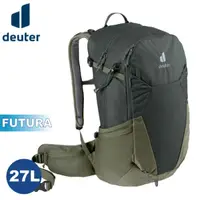 在飛比找松果購物優惠-Deuter 德國 FUTURA 27L 透氣網架背包《墨綠