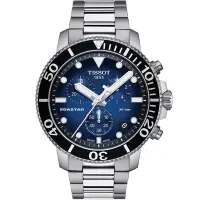 在飛比找Yahoo奇摩購物中心優惠-TISSOT 天梭 官方授權 Seastar潛水計時石英錶(