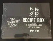 The Twilight Zone Recipe Box Loot Crate 50 Recipe Cards Plus Dividers New Sealed