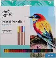 Mont Marte Signature Pastel Pencils 24-Pieces Set