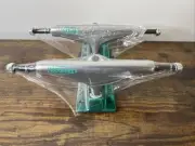 Tensor Skateboard Trucks Raw/Green Fade 5.5 (8.25") ~ Brand New