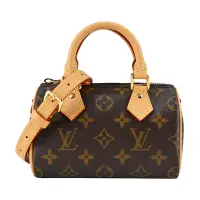 在飛比找Yahoo奇摩購物中心優惠-Louis Vuitton 經典 NANO SPEEDY帆布