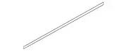 Genuine Nissan Belt Molding 80820-1GR0A