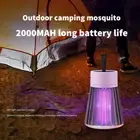 Electric Shock Mosquito Killer Lamp Rechargeable LED Repellent Fly Bug Zapper HO