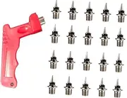 [Ｓｉｍｈｏａ] 20 Pieces Track Shoe Spikes Track and Field Running Spikes Replacement Spikes for Track Shoes for Outdoor Practice Adults