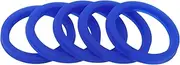 X AUTOHAUX Universal Oil Seal UN Lip Seal Ring Rotary Shaft Seal 42x52x6mm High Pressure TPU Blue 5 Pcs