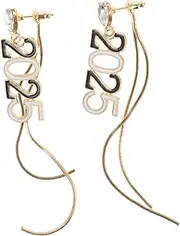[COHEALI] Unique Number Earring Tassel Inspired Earrings Christmas Dangle for Women