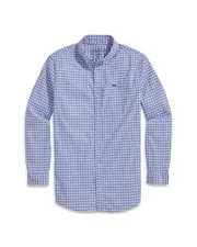 Vineyard Vines Boys' On-The-Go Brrr Gingham Button Down Shirt - Little Kid, Big Kid