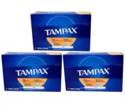 Tampax Tampons SUPER PLUS Absorbency Unscented Health Feminine Care 30-Tampons