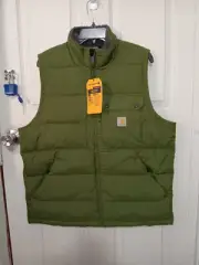 Carhartt Men's Montana Vest Sherpa Lined Medium 105475-gd3 Green New