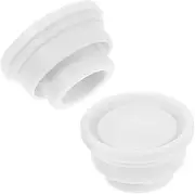 Toddmomy Rubber Pool Ladder Bumper Set of -Ground Pool Ladder Safety Stopper Stabilizer