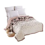 Soft Raschel Blanket Double Layer Winter Warm Quilt Throw Blanket