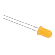 50 x Orange Flashing 5mm Diffused LED 1.8Hz 500mcd