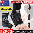 Ankle Brace Plantar Fasciitis Sock With Foot Arch Support Reduces Swelling Sport