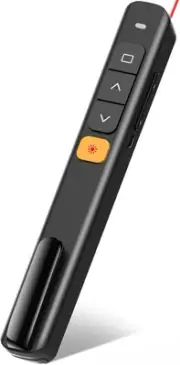 Wireless Presenter Remote, 2.4G Computer Clicker with Hyperlink and Volume Co...