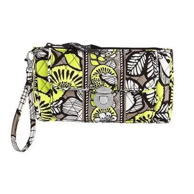 Vera Bradley ~ Citron Pushlock Wristlet ~ NEW