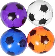 VANZACK Interactive Inflatable Soccer Ball Beach Pool Toy Summer Party Supplies PVC Soccer Ball for Boys and Girls Toddler Sports Games Outdoor Fun