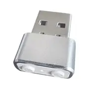 Mouse Jiggler USB Mouse Mover with Switch Button Anti Computer Hibernation Mobile Cursor Three Track Modes Silver