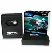 SCS S-10 Helmet Bluetooth Intercom Camera Video Motorcycle Motorbike Easy Fit