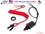 Kill Stop Switch Safety Tether Lanyard for OMC BRP Johnson Evinrude Outboard