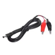 5.5x2.1mm Male to Double Alligators Clip Power Adapter Cable Two Alligators Clip