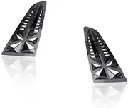 Car Rear Side Window Louver Automotive Blinds Rear Window Triangle Compatible For Ford Mustang 2015-2022 ABSExterior Decoration Accessories