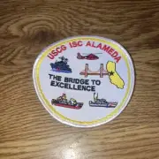 Vintage Patch - USCG ISC Alameda, the Bridge to Excellence 4"