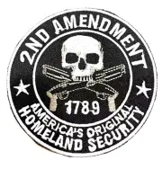 2nd AMENDMENT PATCH GUN OWNER RIGHTS embroidered iron-on SECOND 2A XXX