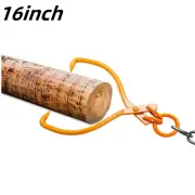 700KG 16" Skidding Tongs Log Lifting Swivel Dragging Steel Tongs Timber Claw