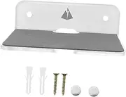 Uonlytech Speaker Wall Mount Storage Rack Multifunctional Organizer for Mobile Phones Stereos Accessories Space Saving Wall Holder Lightweight Resistant Design