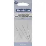Beadalon Big Eye Beading Needles 4/Pkg-2.25", JNEED-2.25