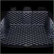 Car Boot Protector for Chevrolet for Cantiva 2011 2012 2013 2014 2015 2016 2017 2018 C100/0104 Car Trunk Mat Leather Carpet Car Trunk Mats(Black and Blue-B,Size 1 2012-2013)