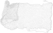 BESPORTBLE Pet Mesh Barrier Sturdy Falling Net Protective Rail Net White 3cm Mesh 1 * 3m Sturdy Nylon Material