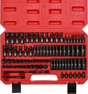 New 86PCS 1/4" Drive Master Impact Socket Set, Universal/Deep/Standard/Torx/I...