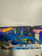 Hot Wheels Fast Racer Pullback Blue Fast Fish Powered Car Just Play 2020 New