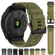 Quick Fit Nylon Watch Band Strap For Garmin Tactix Fenix 7 7X 6 6X 5 5X Epix Pro