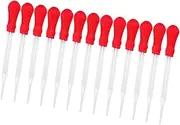 Alipis 13Pcs Silicone Pipette Dropper Glass Eye Dropper for School and Home Experiments Lightweight Liquid Droppers for Safe and Easy Liquid Transfer