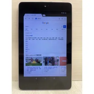 ASUS平板零件機 16G  ASUS Nexus 7  16G 殺肉機 報帳機 二手 （會卡頓，可開機連網）