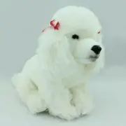 Faithful Friends Poodle Dog [24cm] Soft Plush Stuffed Animal Toy - White NEW