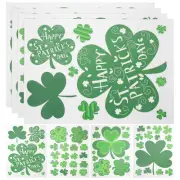 8 Sheets Window Stickers Irish Festival Wall Patrick's Day Static Clings