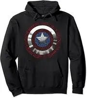 [Marvel] Captain America Avenger Ornate Shield Graphic Hoodie