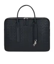 Intrecciato zipped two-way briefcase One size Black