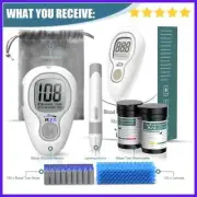 Diabetes Test Kit Blood Sugar Glucose Monitor Meter 100PC Strips Tester Machine