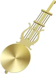 Quartz Wall Clock Pendulum Replacement, Retro Lightweight Gold, Traditional Desi