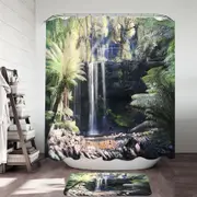 Beautiful Nature Art Painting Russell Falls Shower Curtain