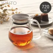 KINTO UNITEA One-Touch Teapot 720ml Heat-Resistant Glass with Strainer