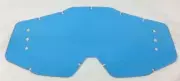 2x RnR Lens to fit 100% MOTOCROSS GOGGLE Blue Roll off Racecraft Accuri Strata