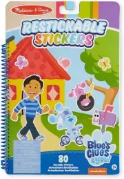 Melissa & Doug Blue’s Clues Reusable Sticker Pad - 80 Stickers, 5 Fold-Out Scene
